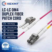 Câble de raccordement optique KEXINT 10G/40G/100G Erika Violet LC-LC OM4 Multimode Duplex LSZH 50/125μm