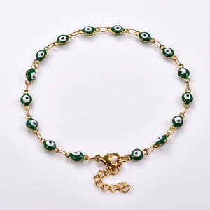 Bracelet en acier inoxydable de 4 mm avec œil turc rond, chaîne de main pour femme et fille, bracelet de cheville, bijoux en métal, cadeau d'été - Product Image 6