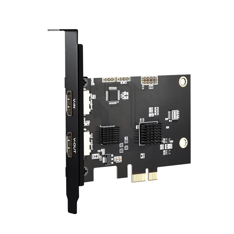 Input HDMI FHD kartu PCIe Internal akuisisi Data dan pemrosesan 1080P60 Loop out sistem pengambil Video PCIe