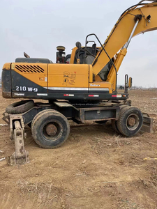 Excavadoras usadas Hyundai 210W Excavadora de ruedas 21 Ton Robex 210 Excavadora Tire Digger Original Korea Shovel 210w-9 210W-9s 210-9 - Product Image 6