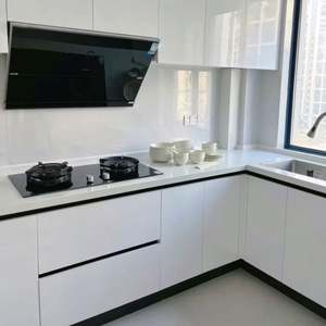 Armoires de cuisine modernes 2025, armoires de cuisine personnalisées laquées mat haut de gamme, ensembles complets - Product Image 4