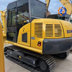 Miniexcavadora Usada PC70-8b, Excavadora Komatsu PC70 PC70-8, con Certificación EPA y Cumple con los Estándares de Importación Europeos y Americanos - Product Image 2