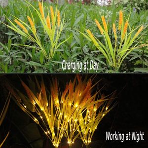 Luces Decorativas LED con Forma de Espiga de Trigo, IP65 Impermeables, Alimentadas por Energía Solar, Luz Blanca Cálida para Decoración de Jardín, Patio y Casa de Campo - Product Image 6