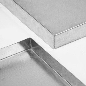 Aluminum Alloy Baking Tray Rectangle Reusable Oven Safe For Baking Pasta Freezing Fermentation Display - Product Image 3