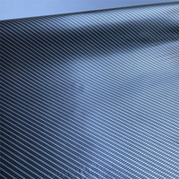 Film Hydro Dipping YB4118 1M Serat Karbon Hitam Kertas Transfer Air untuk Dekorasi Mobil