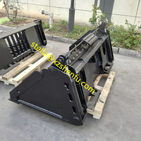 Aksesoris Skid Steer Loader 4-in-1 Bucket