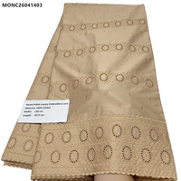 Dernière conception de tissu africain en voile suisse, dentelle suisse 100% coton, tissu en dentelle suisse de Dubaï pour robes de mariée