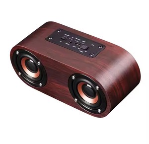 Mới loa không dây đến Q8 OEM ODM Hifi hoạt động bằng gỗ Wifi loa bass di động thông minh 5.1 BT gỗ loa không dây - Product Image 1