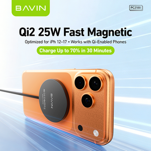 BAVIN Chargeur sans fil Qi2 <span class=keywords><strong>officiel</strong></span> pratique, élégant et durable PC2188 25W avec certificat CE - Product Image 4