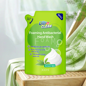 Sapone Liquido al Tè <span class=keywords><strong>Verde</strong></span> Personalizzato 300ml, Formula Idratante, Gusto Personalizzabile, Non Secca la Pelle, Detergente Antibatterico, Igienizzante per le Mani - Product Image 2