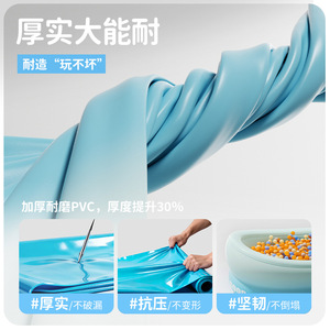 Nouvelle piscine gonflable en PVC pour enfants, portable, épaissie, pour extérieur, baignoire pour bébé, piscine à jets d'eau en forme d'animal, jouet - Vente en gros - Product Image 2