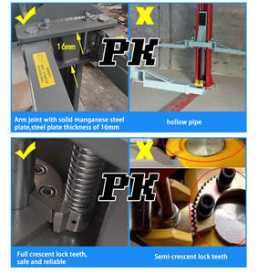 Prix Hydraulique CE approuvé 6.5 tonnes pont portique type 2 poste élévateur de voiture pour <span class=keywords><strong>garage</strong></span> - Product Image 5