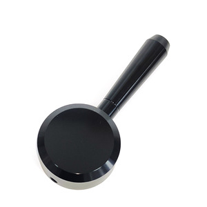 Palanca de Vapor para Cafetera Steel Pier, de Aleación de Aluminio, Acabado Negro Piano Mate y Plateado, Estilo Italiano, Lujo Retro - Product Image 4