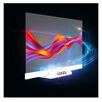 Écran OLED transparent tout-en-un de 55 pouces, 600 nits, 178° °   Cadre métallique sur mesure pour affiches numériques animées – Idéal pour les détaillants