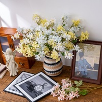 Fleur artificielle Xiangxuelan Orchidée Dansante, moulée et embossée, pour décoration intérieure, mariage, décoration de chemin et murale
