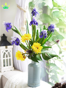 <span class=keywords><strong>Iris</strong></span> artificiel fleur mariage mariée maison cuisine fête décor réel toucher longues tiges véritables arrangements <span class=keywords><strong>violet</strong></span> <span class=keywords><strong>violet</strong></span> - Product Image 3