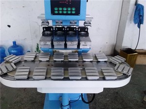 Thiết bị in <span class=keywords><strong>Pad</strong></span> 4 màu chuyên nghiệp với hệ thống băng tải, cốc kín có thể điều chỉnh, màn hình LCD - Product Image 3