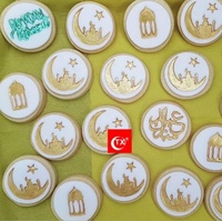 Eid Hajj Mubarak Keks-Ausstecher Mond Stern Tempel Geprägte Ausstechform Fondant-Stempel Ausstechform Eid Mubarak Kuchendekoration Werkzeug