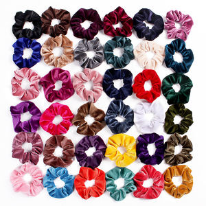 Chouchous Coréens en Velours Moelleux, Mignons pour Filles, Bandes Élastiques Douces pour Cheveux d'Enfants et Accessoires de Mode - Product Image 5