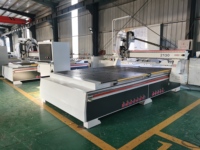 Routeur CNC de qualité industrielle 2130 avec changeur d'outils automatique, table de travail à aspiration sous vide 7*10 pieds, machine de fraisage CNC pour le bois