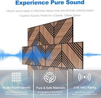 Panneaux muraux acoustiques en PVC et PET, imitation bois, auto-adhésifs, insonorisants, modernes, pour salon, vente en gros