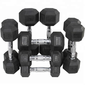 Set Fitness da palestra Unisex <span class=keywords><strong>manubri</strong></span> in ghisa d'acciaio regolabili in metallo <span class=keywords><strong>con</strong></span> rivestimento in gomma esagonale per <span class=keywords><strong>esercizi</strong></span> a casa <span class=keywords><strong>manubri</strong></span> prodotti - Product Image 1