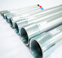 Tuberías de Acero Galvanizado Profundo, Certificación UL6, Conductos Metálicos Rígidos Eléctricos RSC, Accesorio ANSI C80.1, 1/2\"-6\", 10 Pies, Más Lisos