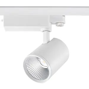 Commercial Modern Beam Angle Shop Focus Adjustable Spot Rail 20w 30w 40w Cob Led Track Light With PF>0.9