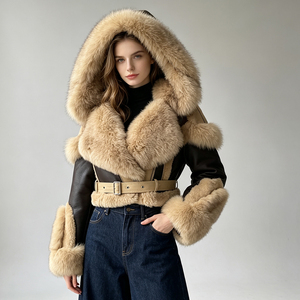 Jxwatcher Giacca in Vera <span class=keywords><strong>Pelle</strong></span> <span class=keywords><strong>di</strong></span> Pecora <span class=keywords><strong>di</strong></span> Alta Qualità per Donna, Stile Classico, Corta, Vendita all'Ingrosso - Product Image 6