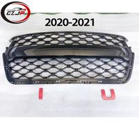 CZJF Bonne Qualité Chromé Ruban Noir Avec Grille Avant Légère pour Isuzu Dmax 2017 2018 2019 2020 2021 Grilles De Voiture