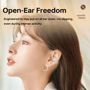 TWS True Wireless5.3 <strong>Ear</strong> Clip Earbuds with Digital Display IPX5 Waterproof Open <strong>Ear</strong> Bone Conduction 3D Stereo Bass for Daily Use - Product Image 2