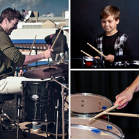 Wholesale PUNK MA-9 Hard Maple Drumsticks 5A/7A Adult Wooden Musical Instruments & Accessories