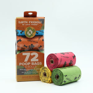 Özel Logo toptan tedarikçiler sıcak satış çevre dostu Compostable atık çöp torbası Pet köpek kaka torbası - Product Image 1