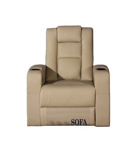 Ensemble de canapés inclinables en cuir véritable pour home cinéma moderne de Foshan, meubles de salon, sièges de home cinéma - Product Image 1