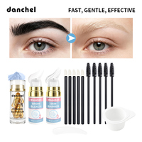 Kit de Blanchiment des Sourcils Végétalien Doux à l'Aloès Marque Blanche, Vente en Gros, DIY à Domicile, Démaquillant pour Blanchiment des Sourcils avec Outils Complets