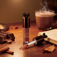 Baume à lèvres hydratant teinté scintillant couleur chocolat chaud, non collant, brillant et nourrissant – Vente en gros OEM