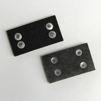 Patch en cuir jean noir personnalisé Sinicline avec logo d'étiquette en métal étiquettes de vêtement personnalisées étiquettes en cuir lavables pour vêtements