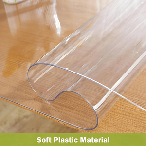 Copertura Protettiva per <span class=keywords><strong>Tavolo</strong></span> in PVC Trasparente Personalizzata, Resistente al Calore, Spessore 1.5mm 2mm 3mm - Product Image 2