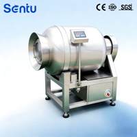 Tumbler à vide industriel en acier inoxydable 304 pour la marinade et la maturation de la viande (bœuf, porc, poulet) – Commercial et automatique