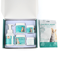 Kit de Soins et Nettoyage en Gros pour Chiens : Mousse Nettoyante pour Pattes, Produits de Toilettage Sûrs, Non Irritants et Doux