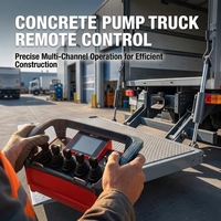Télécommande sans fil industrielle personnalisée IP65, portée 100 m, pour hayon de camion et plateforme hydraulique