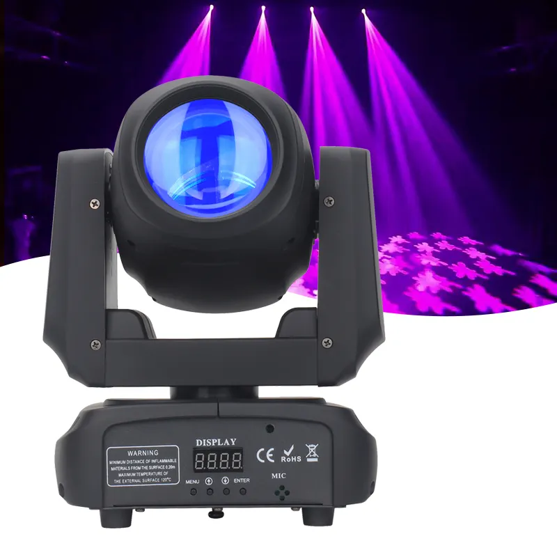 Профессиональный сценический свет DJ Audio Light RGBW маленький движущийся головной свет для домашнего бара свадебное шоу