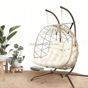 Fournisseur direct d'usine de balançoires en rotin, paniers suspendus tissés à la main pour patio - Product Image 3