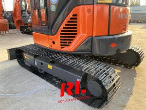 Mini-excavatrice Hitachi ZX50 d'occasion, 5 tonnes, originale du Japon, petite excavatrice sur chenilles à vendre - Product Image 4