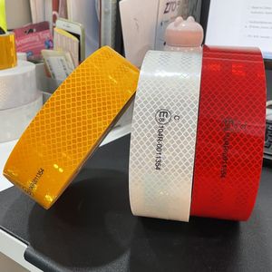 Акриловая отражающая лента высокой интенсивности ECE 104 R, отражающая наклейка безопасности для грузовиков и прицепов - Product Image 3