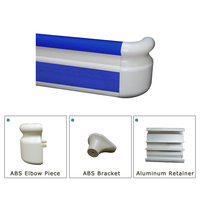 Protection murale en PVC et aluminium, sécurité hospitalière, garde-corps décoratif en plastique durable pour porche et escalier, design moderne