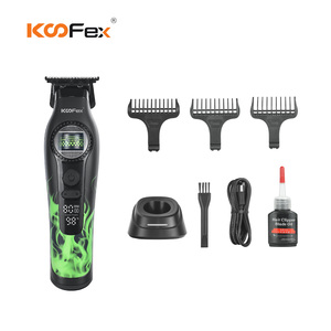 KooFex KF-6423-OT KF6424-OT OEM/ODM Novedad: Cuchillas DLC con Pantalla LED, Rotor Externo, Cortapelos <span class=keywords><strong>El</strong></span>éctrico BLDC Combinado - Product Image 4