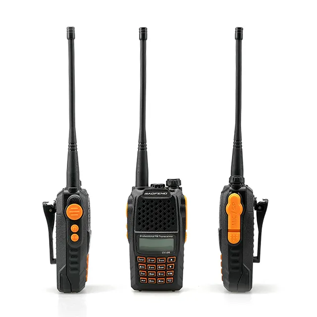 Baofeng UV-6R 5ワット8ワットbaofeng 6R uv-6rデュアルバンド携帯FM通信双方向ラジオハンドヘルドトランシーバー