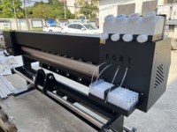 Nouvelle imprimante jet d'encre de 1,8 mètre avec réservoir d'encre rechargeable pour la création d'autocollants en vinyle imprimables et de bannières en PVC