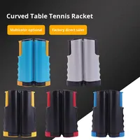 Ensemble de tennis de table portable avec filet réglable, 2 raquettes, kit complet de ping-pong, comprend 3 balles, système de filet rétractable
